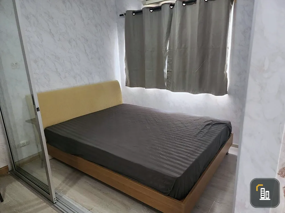 For rent, Plum Condo Park Rangsit, Building A, 5th floor, partitioned room, fully furnished, just carry your bags and move in.