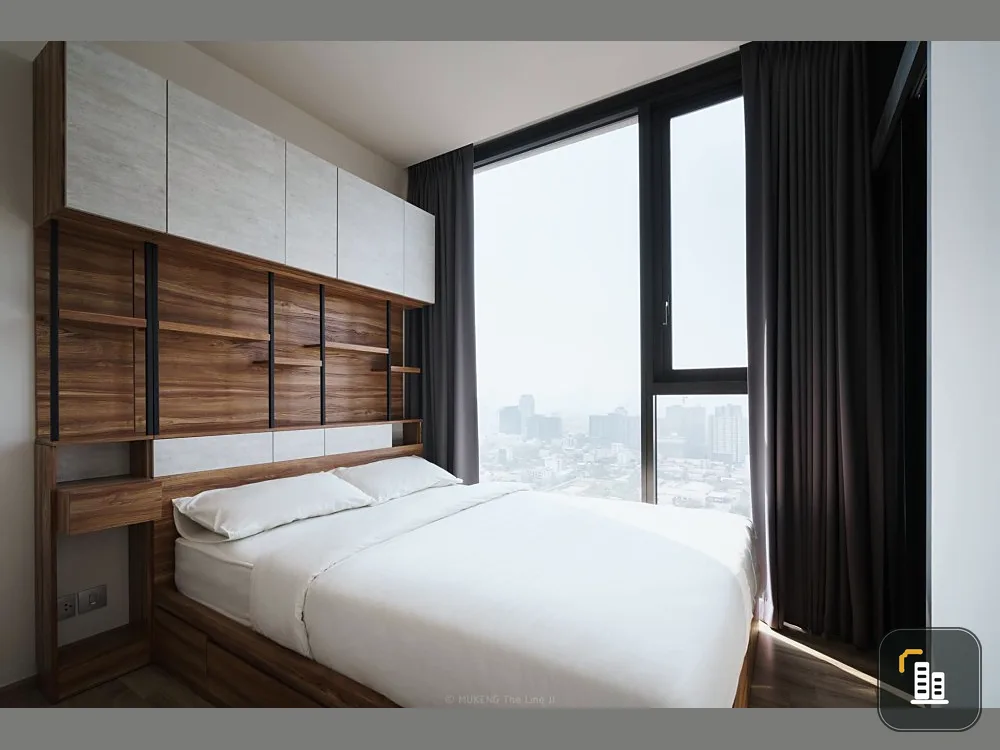 For sale: The Line Jatujak-Mochit, 32nd floor, city view, separated room, Buit-In, reserve first, get first served.