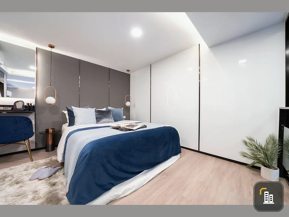 Selling down payment The Origin Plug and Play Ramindra, 15th floor, Duo Space room, nice to live in. Reserve quickly before you miss out.