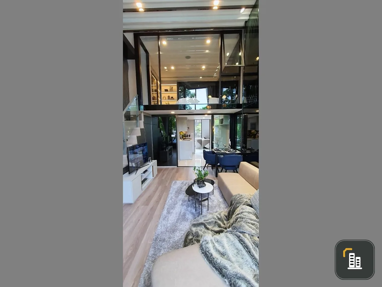 Knightbridge Space Rama 4 for sale, 22nd floor, north side, beautiful view, high floor, view all the way to Asoke, must buy now.