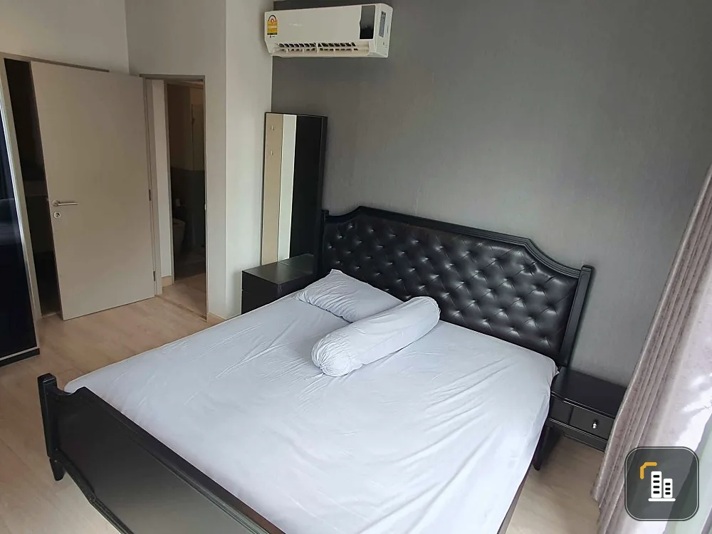 For sale Ideo Mobi Phayathai, 5th floor, not crowded. Spacious room divided into proportions Ready to move in, reserve now.