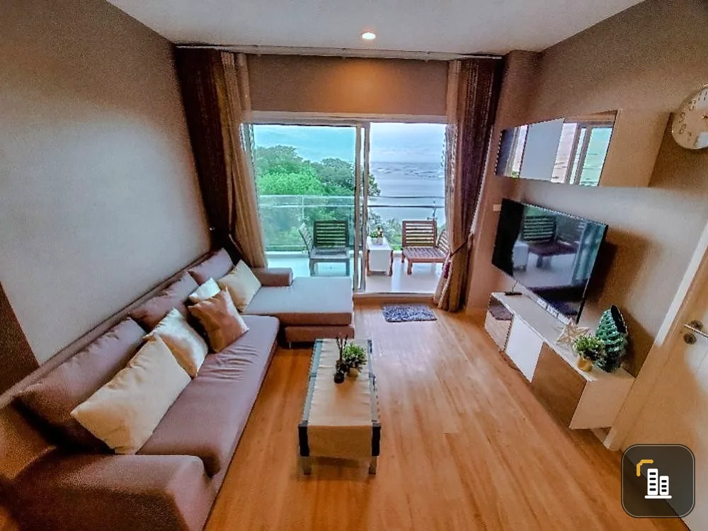 For Sale The Zea Sriracha 2 bedrooms, 2 bathrooms, 7th floor, sea view - swimming pool The best location of the project