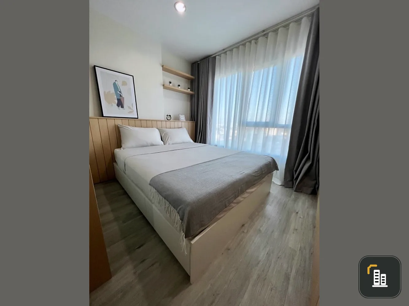 Urgent sale, Regent Orchid Sukhumvit 101, room decorated in white tones, soft to the eye, gentle price, good investment, good to live in yourself, hur