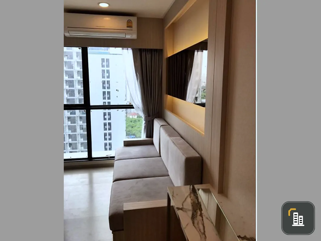 Rhythm Asoke for rent. 2 real rooms. Very beautiful. Long sofa. Plus you can put a lot of stuff. There are some good stuff. Hurry up.