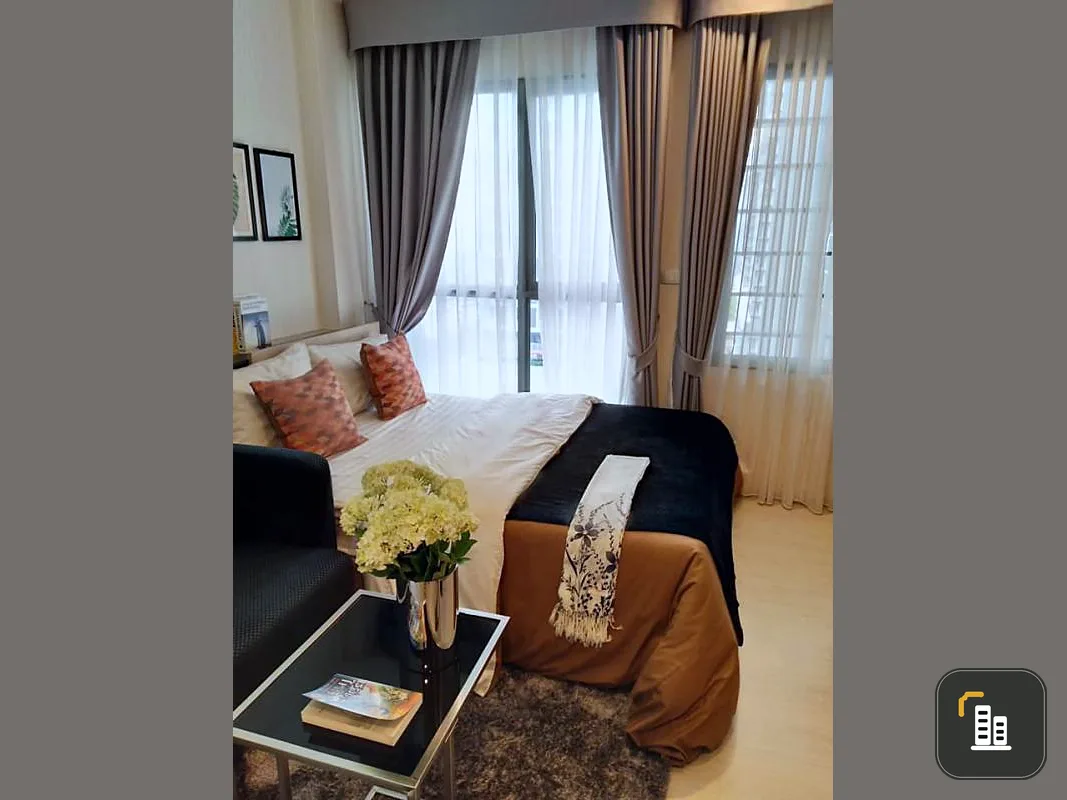 Sale Condo Rhythm Asoke 2, beautiful room, fully furnished, furniture + electrical appliances Ready to move in, book now