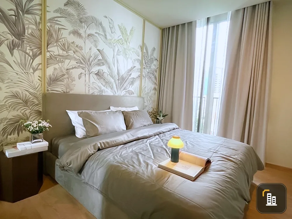 Condo for rent, Noble Around Sukhumvit 33, corner room, garden view, south side, privacy. Can't miss it anymore.