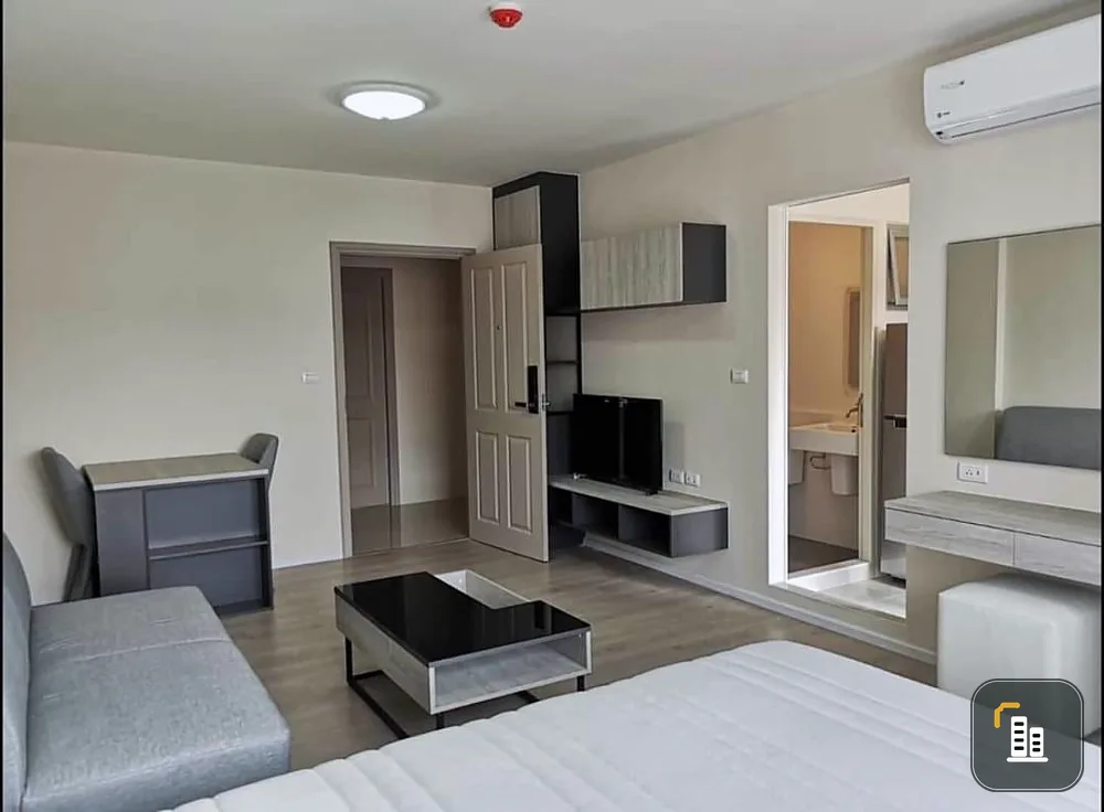 For sale: D Condo Campus Dome Rangsit Phase 3, pool view room, fully furnished, ready to move in, reserve now.