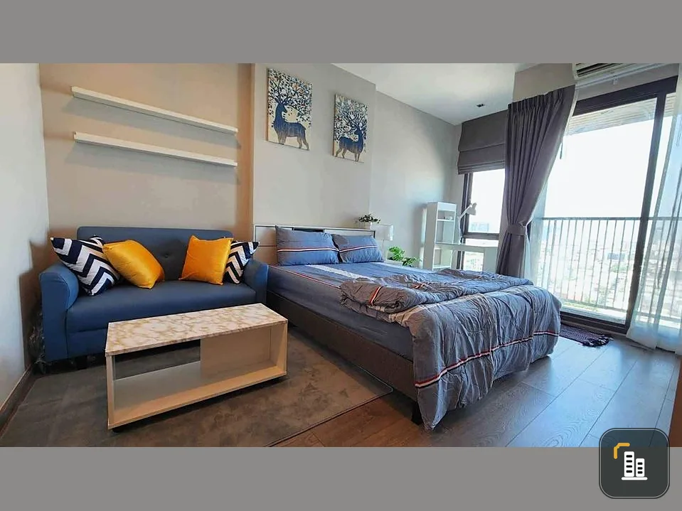 Condo for sale, Whizdom Avenue Ratchada-Lat Phrao, STUDIO room, north direction, very good feng shui, very livable, don't miss it.