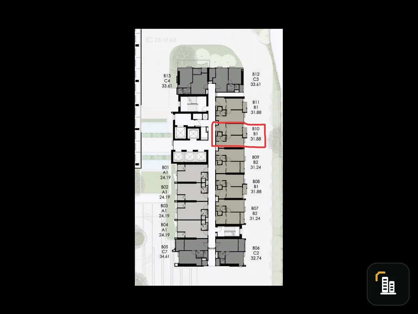 Selling reservation slips, Reference Sathorn-Wongwian Yai, 3rd floor, good project, nice location, I'd say you shouldn't miss it.