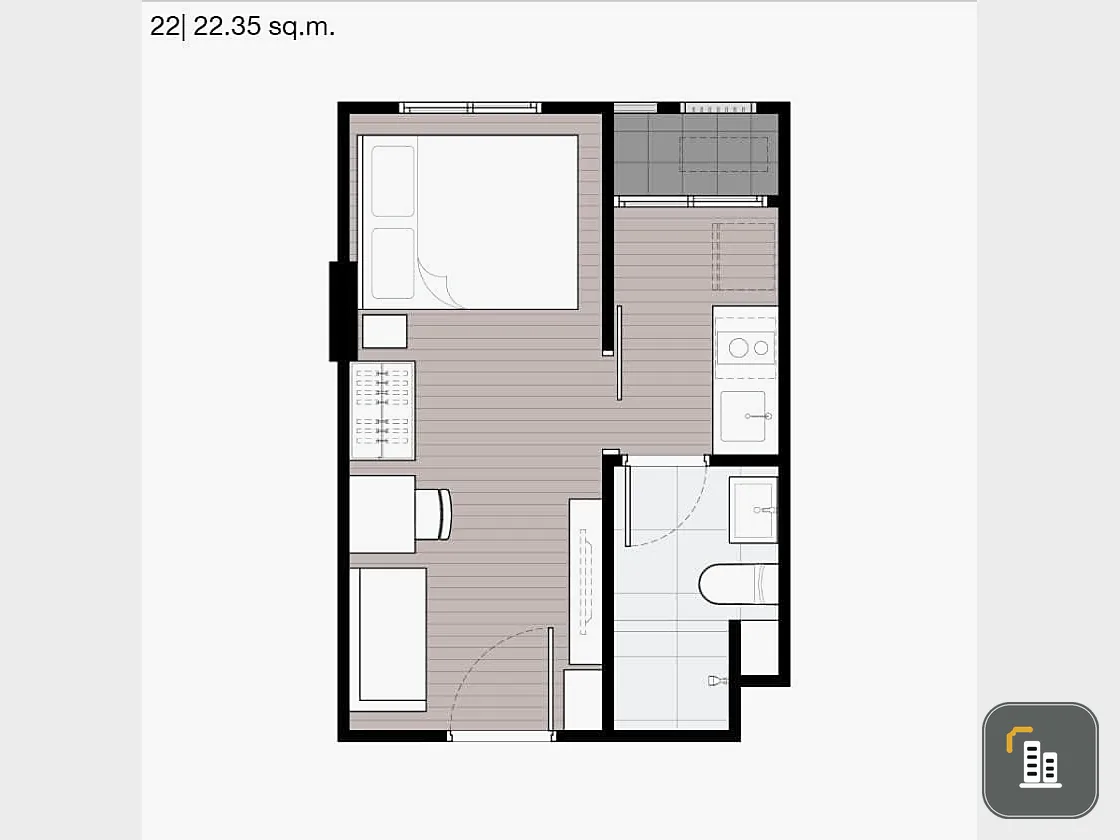 Down payment for sale, New Core Khu Khot Station, 6th floor, Building B, good location, next to BTS Khu Khot Station, reserve now, don't let it slip a