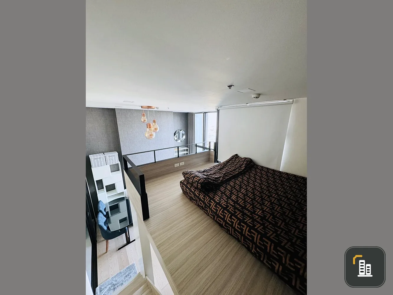 Condo for rent, Chewathai Residence Asoke, duplex room, east facing direction, super cool, miss it and you'll lose it.
