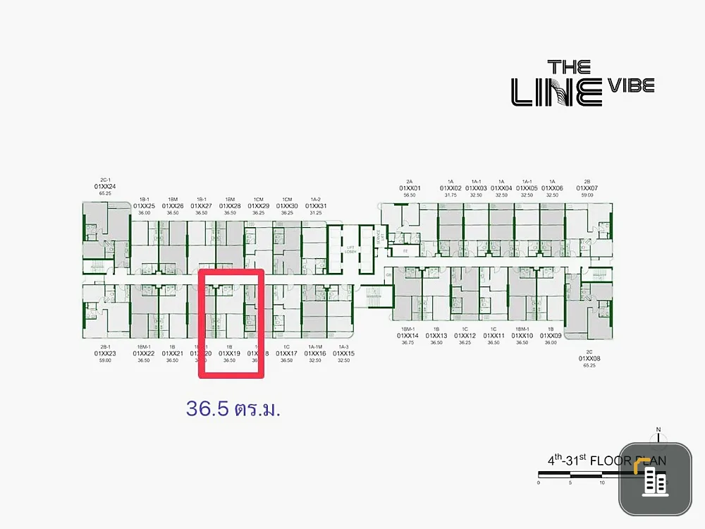 For sale: The Line Vibe, 14th floor, unblocked view, very cool central project. If you don't reserve, you'll miss out a lot. Reserve quickly.