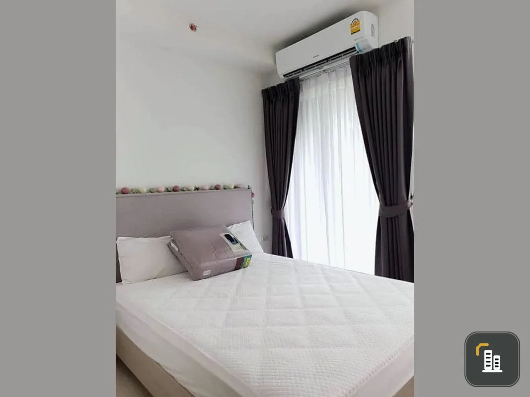 For sale, chapter one eco, Ratchada-Huai Khwang, 11th floor, room next to one side of the room, open view, nature, book now.