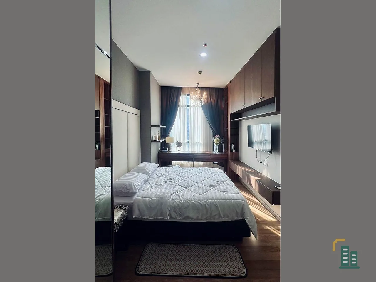 Condo for rent: The Capital Ekkamai-Thonglor. The room is decorated and ready to move in. Completely finished here. Just come and move in.