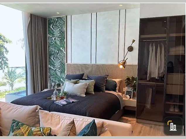 Condo for sale, Arom Wongamat (North Pattaya), nice decoration, sea view, friendly price, reserve now.