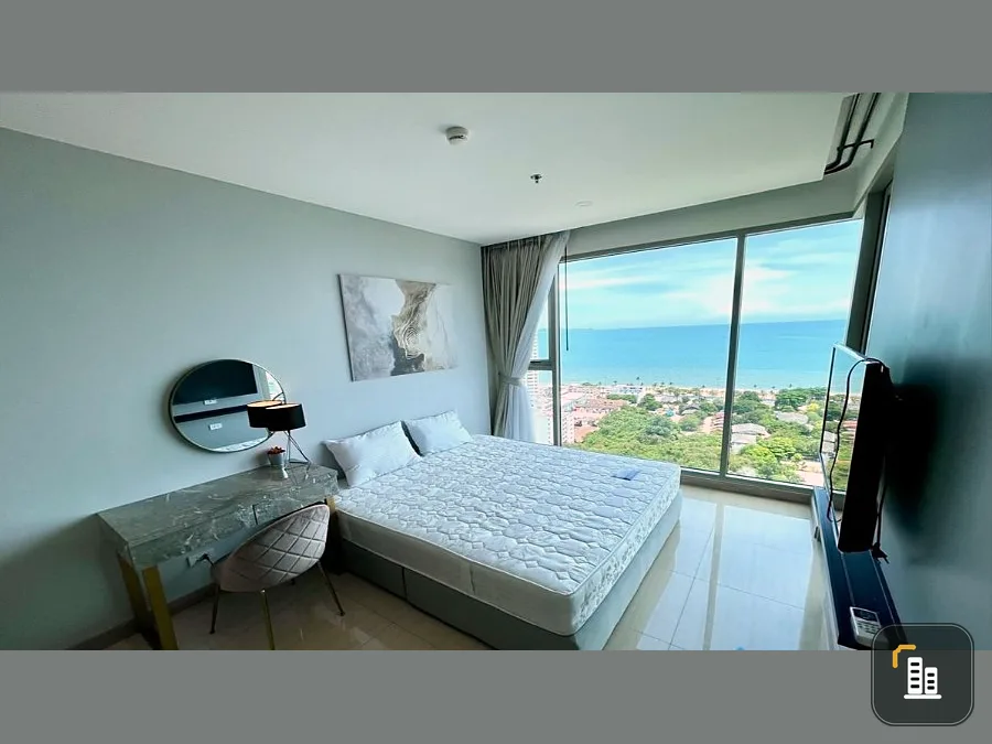 For sale: The Riviera Jomtien, Pattaya (Jomtien), 27th floor, sea view, comes with complete decoration. Book now.
