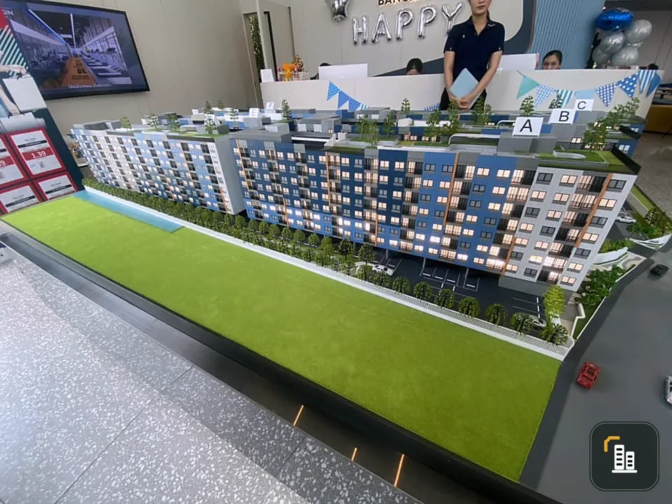 Selling a reservation for The Origin Bangkae, Building D, 6th floor, beautiful room number, balcony view, no one next to anyone. Come own this place.