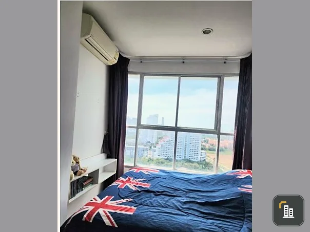 For rent, Lumpini Park Beach, Jomtien, 21st floor, sea view, complete amenities, book now.