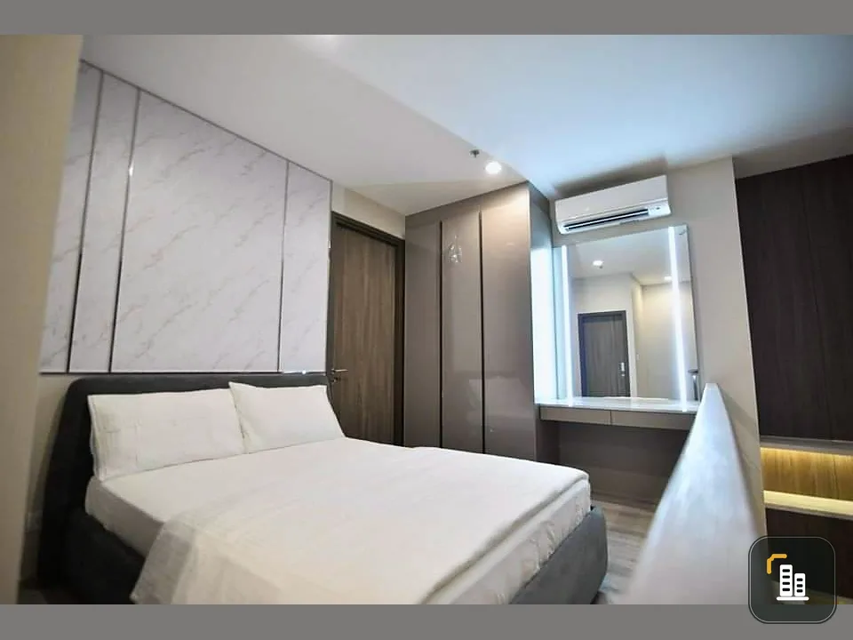 For Rent Ideo Mobi Asoke, condo in the heart of the city. Simple and elegant decoration I'm already comfortable. If you don't reserve, you'll make a b