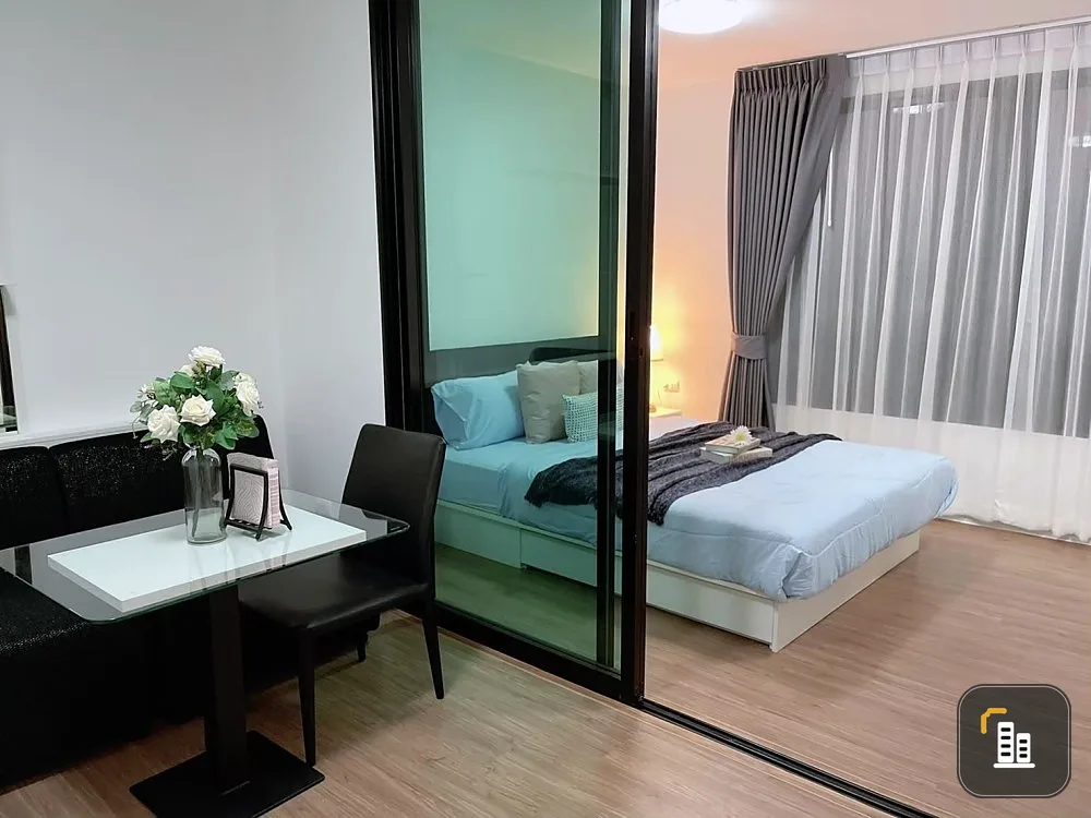 For rent I Condo Salaya 2. The room is clean and comfortable. Feel comfortable. The big bed is comfortable to sleep in. Don't delay. Book now.