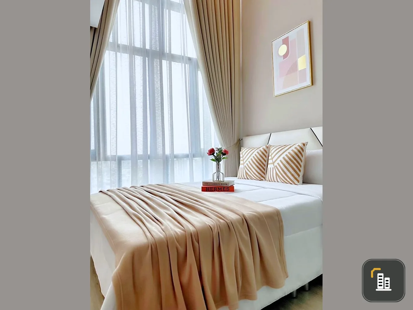 For rent: Metro Sky Prachachuen, high floor, beautiful room, fully decorated, nice to live in. Hurry and reserve now before it slips away.