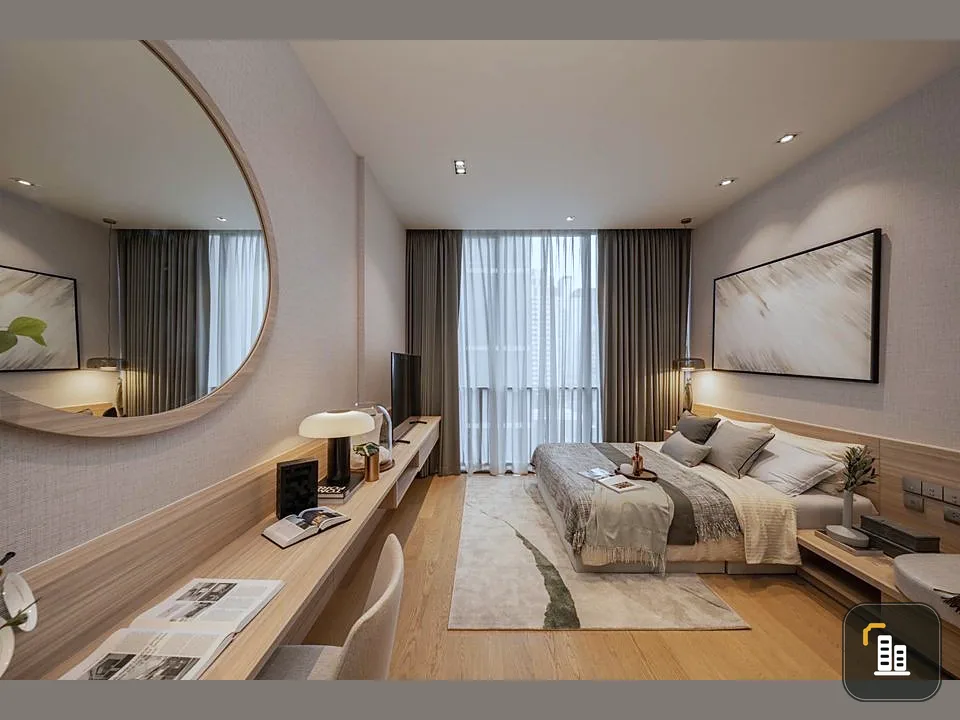 For sale, rent 28 Chidrom, decorated room, ready to move in. Complete facilities Let me tell you, you mustn't miss it.