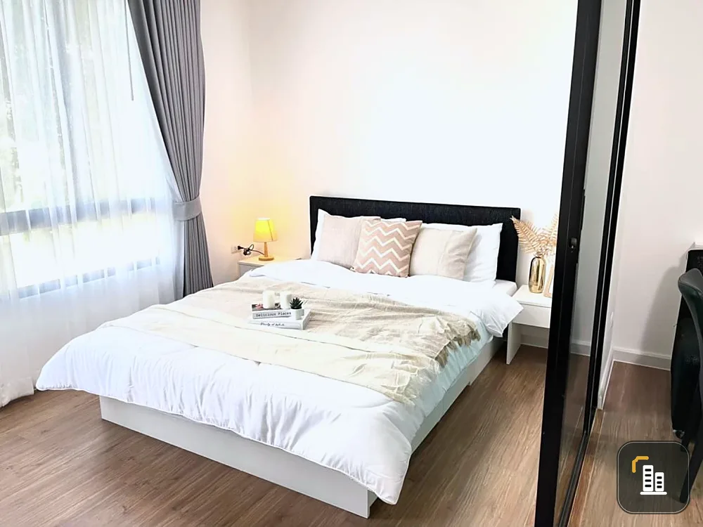 For rent: I Condo Salaya 2, rooms ready to move in, white tones, comfortable to the eye, comfortable price, you can't miss it.