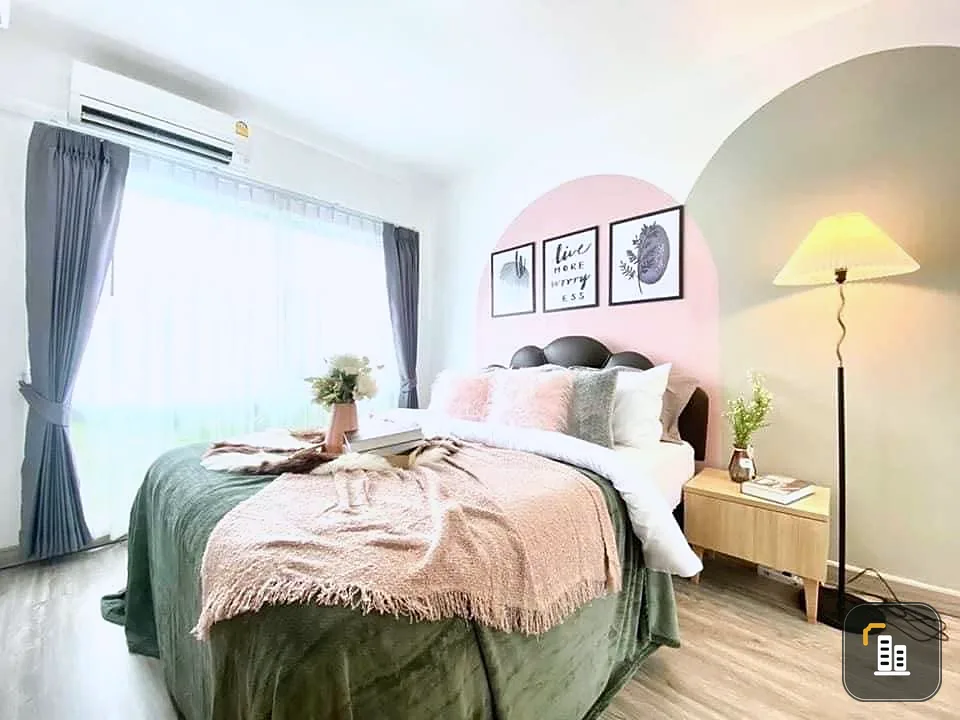 Condo for rent, A Space Play Ratchada-Sutthisan, nicely decorated, nice to live in, just drag one suitcase.