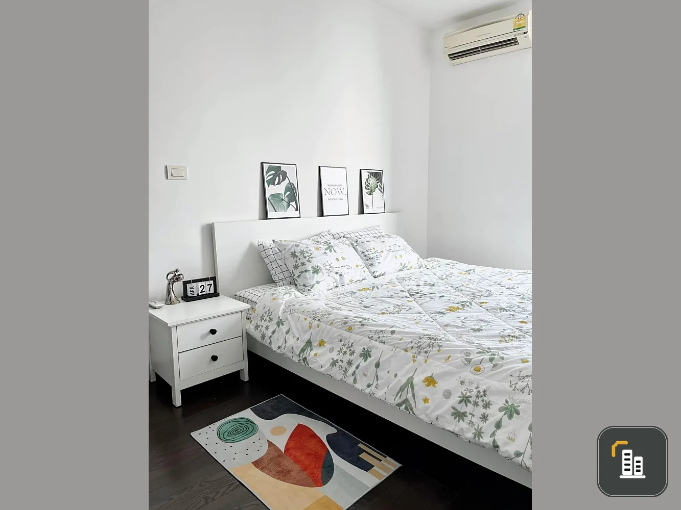 For rent, Ideo Q Phayathai, high floor, awesome city view. The room is spacious and comfortable. If you can't make a reservation, hurry up.