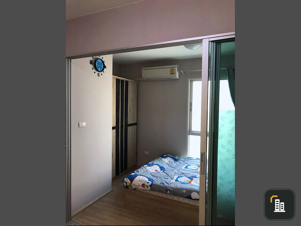 For sale: Plum Condo Chaengwattana. Room divided into proportions. Complete facilities, good price, reserve quickly.