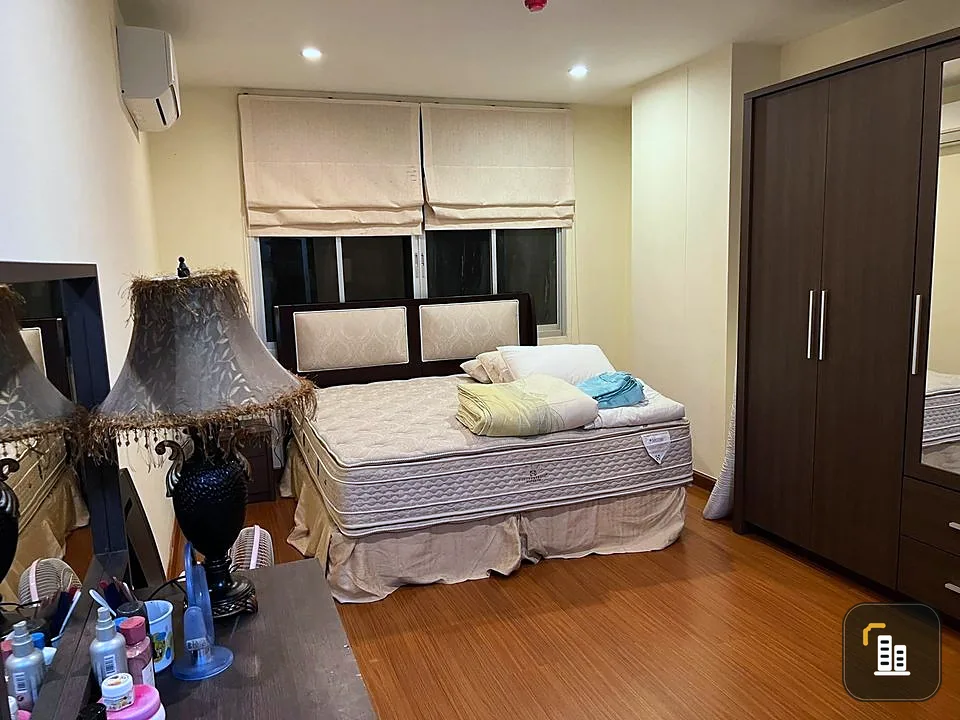 Condo for sale, Klang Krung Resort, Ratchada 7, 2 bedrooms, 1 bathroom, ready to move in, fully furnished, just drag your bags.