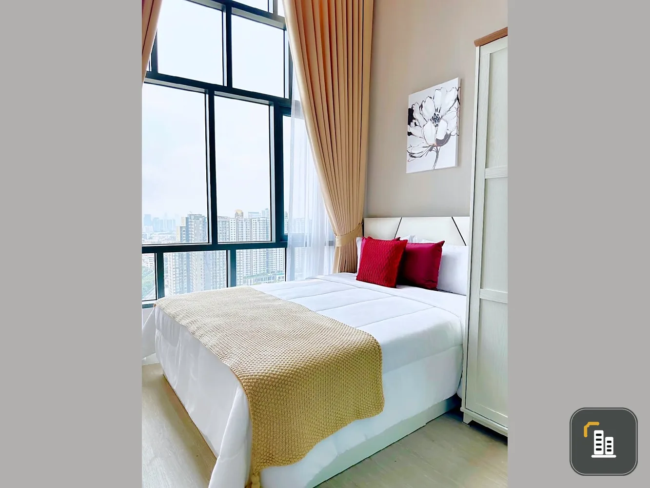 For rent, Metro Sky Prachachuen, 22nd floor, beautiful room, comes with complete decoration. Book now, urgent.