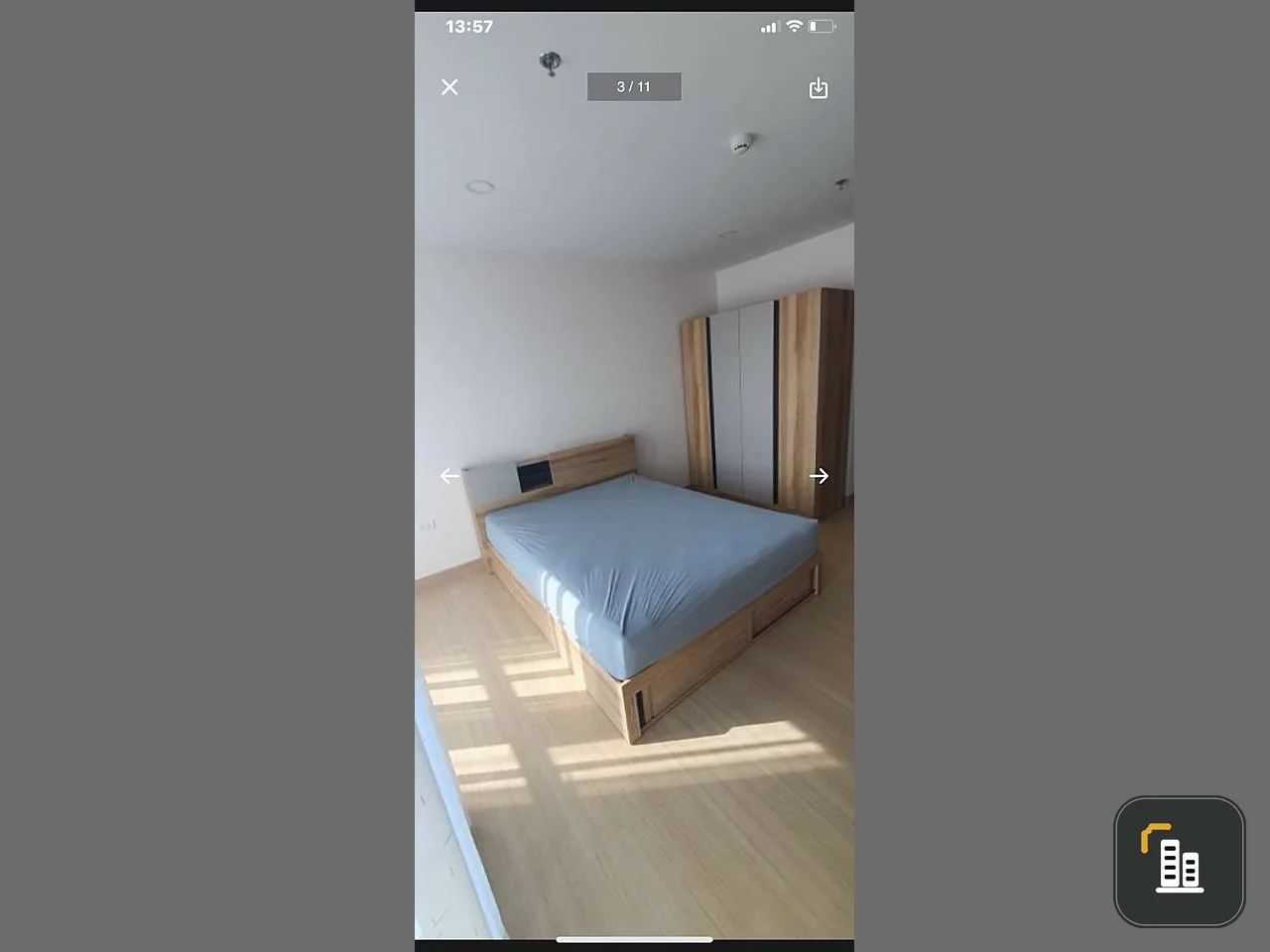 For rent, Supalai Veranda Ramkhamhaeng, 8th floor, STUDIO room, comes at a low price, easy on the wallet, don't miss it.