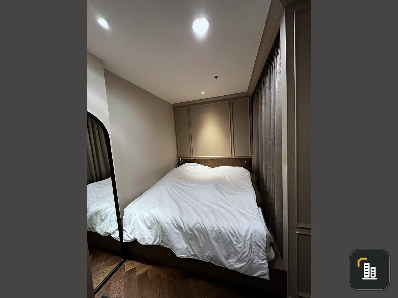 Condo for sale, Ideo Tha Phra-Interchange, size 34 sq m., 1 bedroom, 8th floor, garden view behind the room, reserve now.