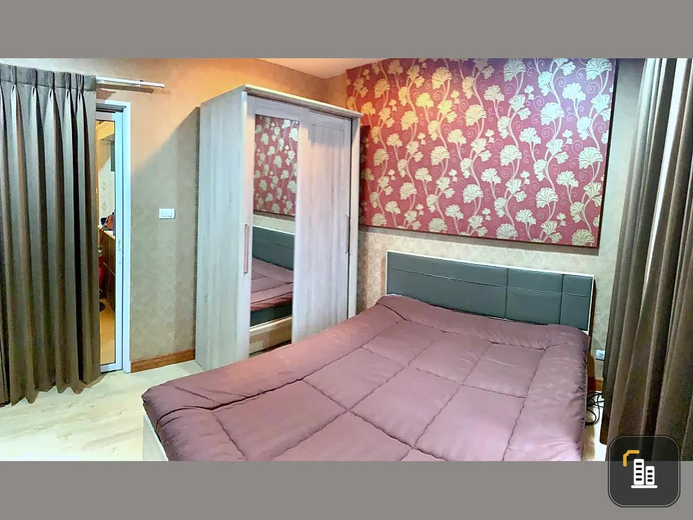 Urgent sale!! Condo Bangkok Horizon Ramkhamhaeng, room with good wallpaper, complete in one place, hurry to book!!