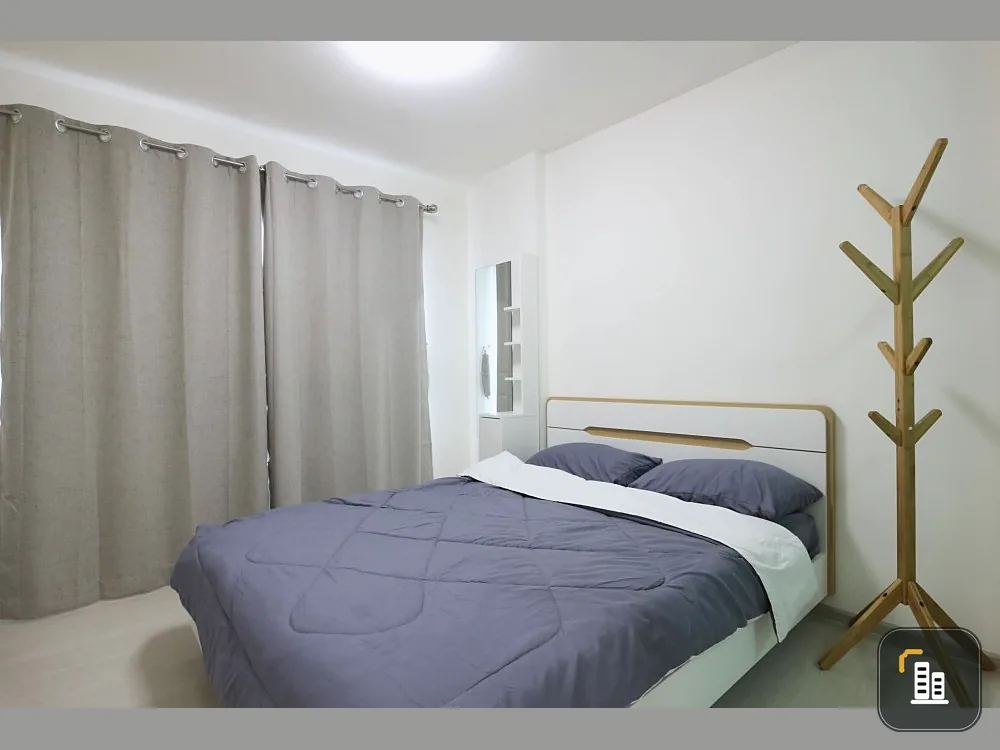 For sale/rent Aspire Lat Phrao 113, clean, pleasant, well-proportioned room with complete amenities, can't miss it.