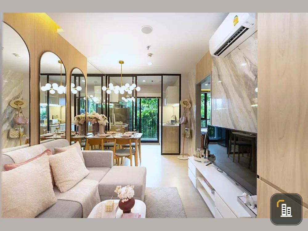 Selling down payment Nue Connex Don Mueang, Building D, 12th floor, 1 bedroom, 1 bathroom, north balcony, good feng shui, don't miss it, hurry up.