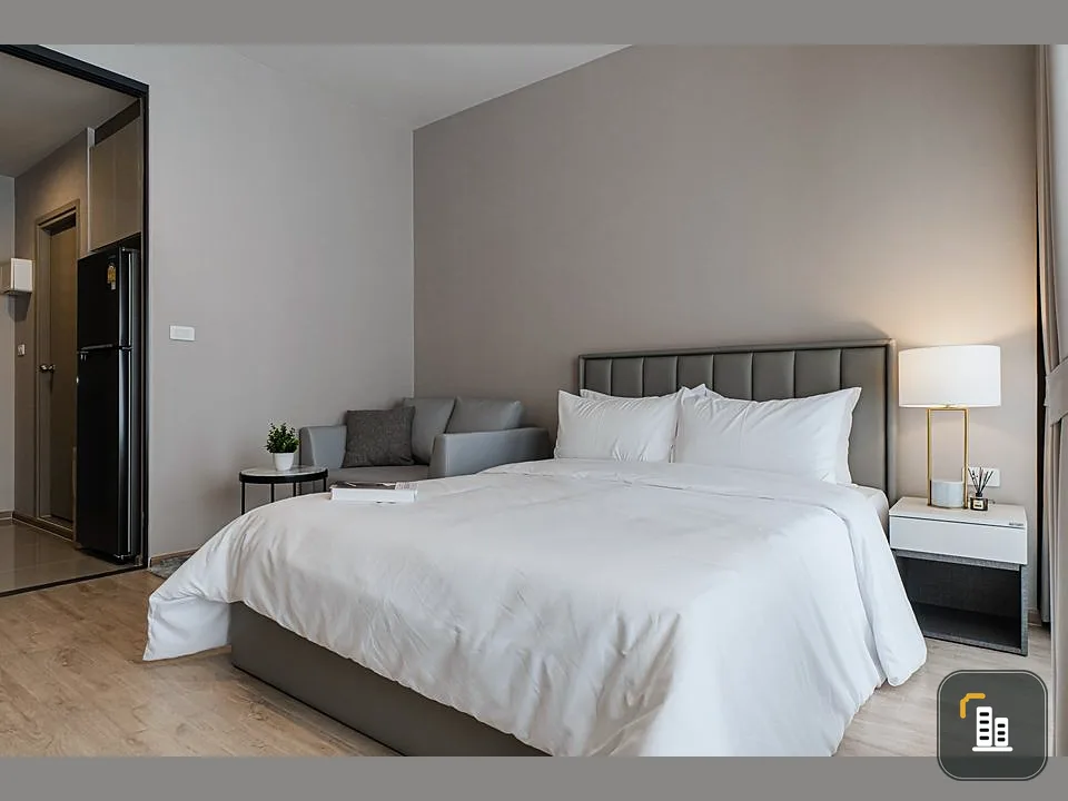 Condo for rent, Ideo Rama 9 Asoke, nice decorated room. Convenient, complete in one go Just come and move in.