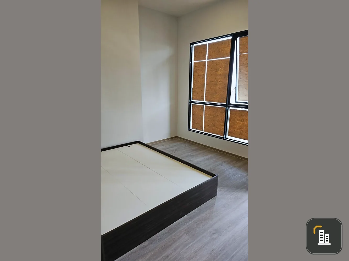 Selling down payment The Origin Plug & Play Ramintra, corner room, very private. The partitions are very well proportioned. Hurry and reserve now.
