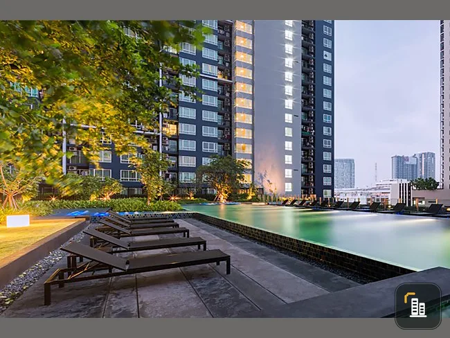 Condo for sale, The Bese Sukhumvit 77, complete with amenities, high floor, reserve now, can't miss it.