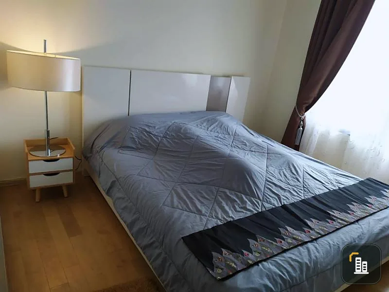 For sale Villa asoke condo 1 bedroom, 1 bathroom, 12th floor, furnished with a low price, book first, have the right first, don't wait.
