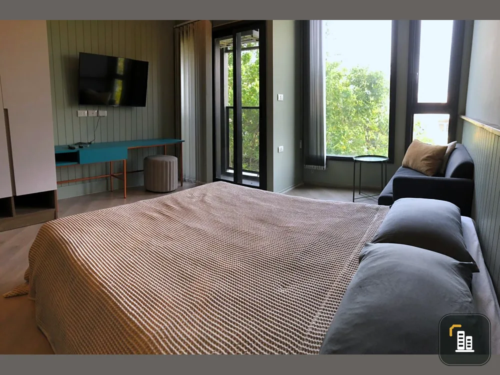For sale: The Base Saphan Mai, 3rd floor room with natural views. Plus lots of electrical appliances. Good like this, reserve now.