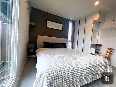 Condo for sale, rent, The Key Chaloem Phrakiat Rama 9, corner room, fully furnished, near the BTS.
