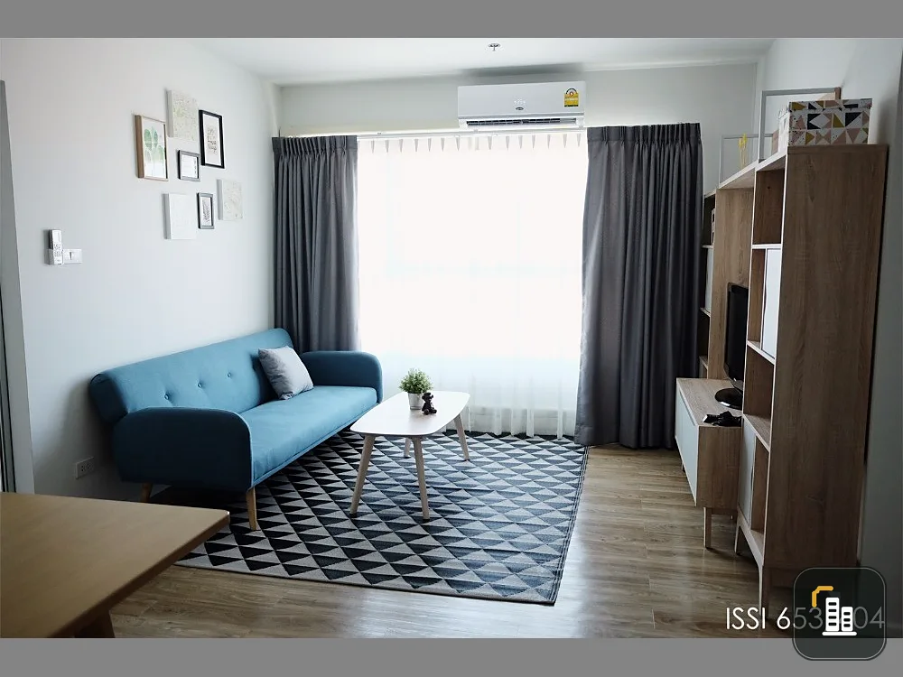 For sale: Izzy Condo Suksawat, 2 bedrooms, corner room, river view, fully furnished, livable, let me tell you, you shouldn't miss it.