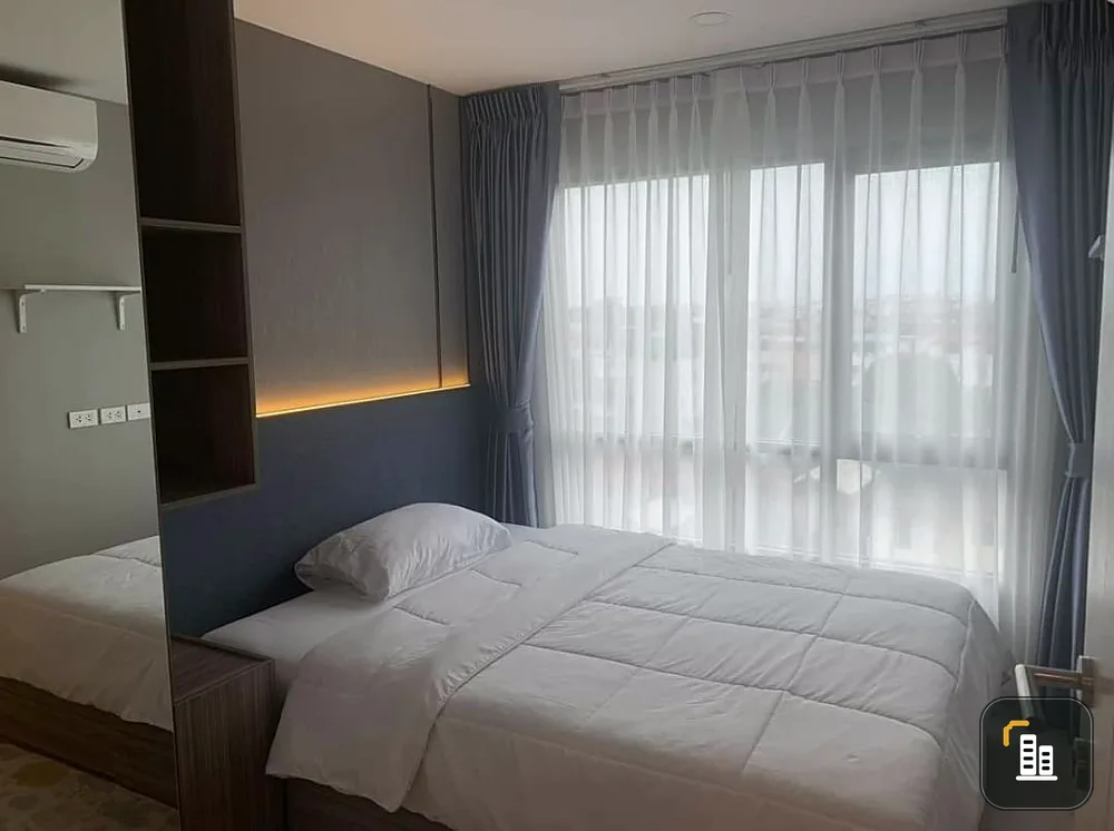 For sale, for rent, The origin condo Sukhumvit 105, fully furnished, fully decorated, ready to move in, corner room, book now.