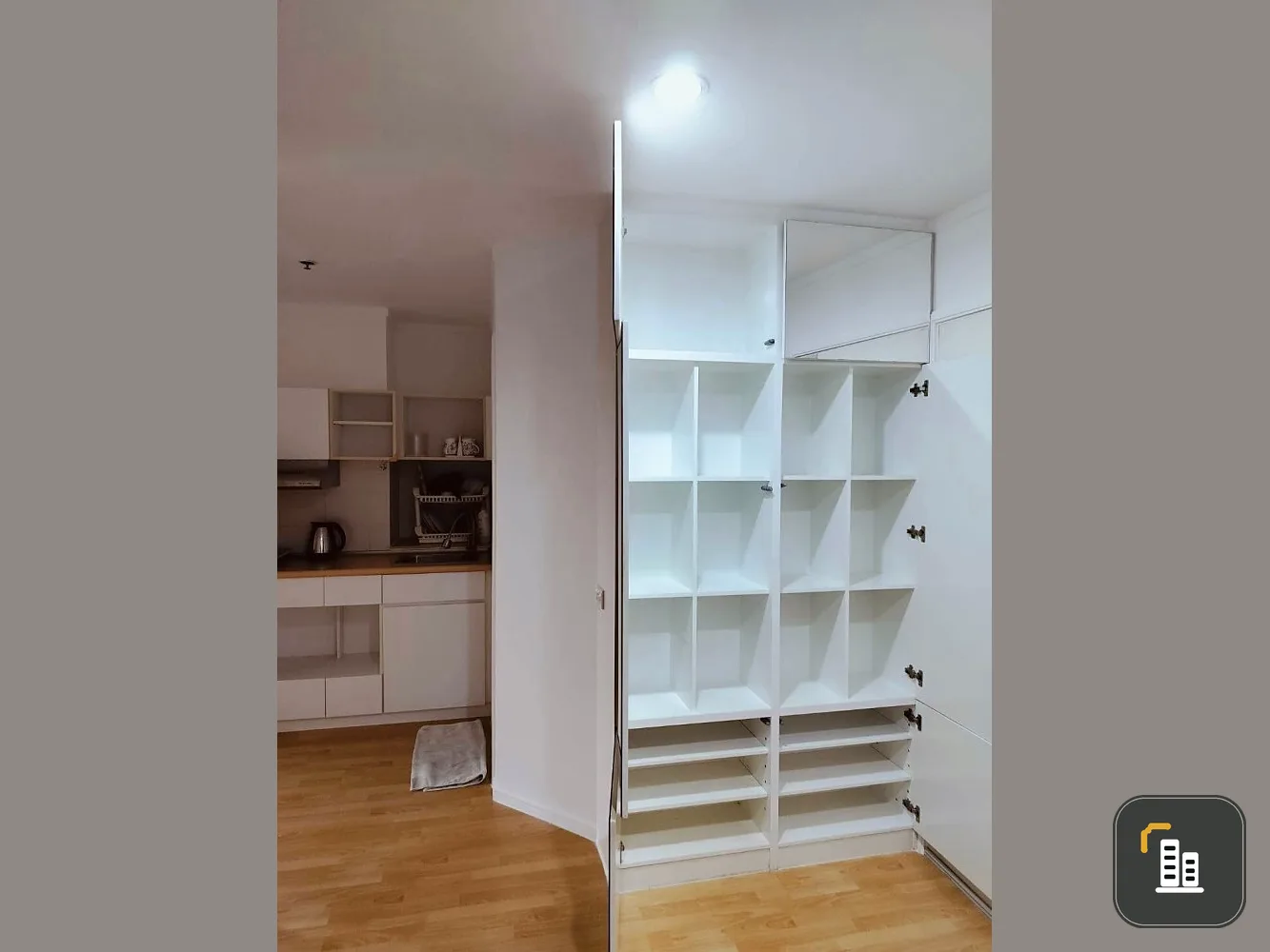 Condo for sale, Lumpini Mega City-Bangna, Building C, 4th floor, fully furnished. 1 bedroom, 1 bathroom Reserve quickly.