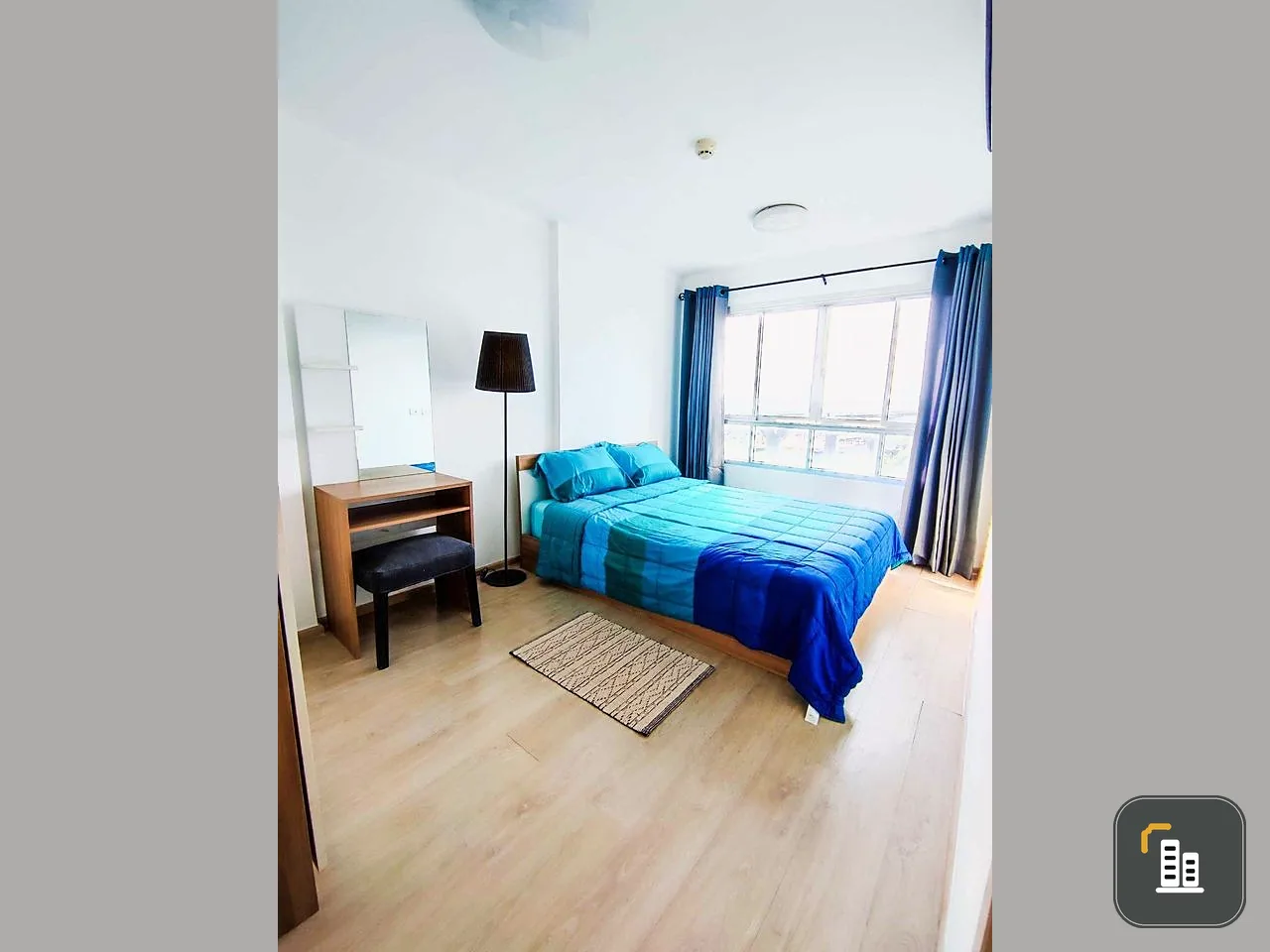 For sale: Elio Condo Sukhumvit 64, decorated with built-in furniture. North balcony There is no blocking building. Book now.