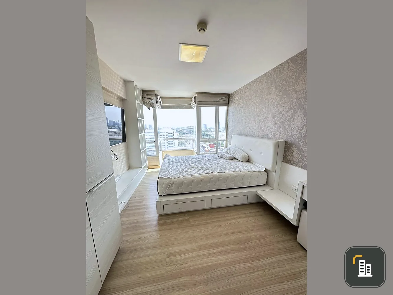 M Society for sale, fully decorated room, fully furnished, full wallpaper, high view, can reserve, don't miss it.