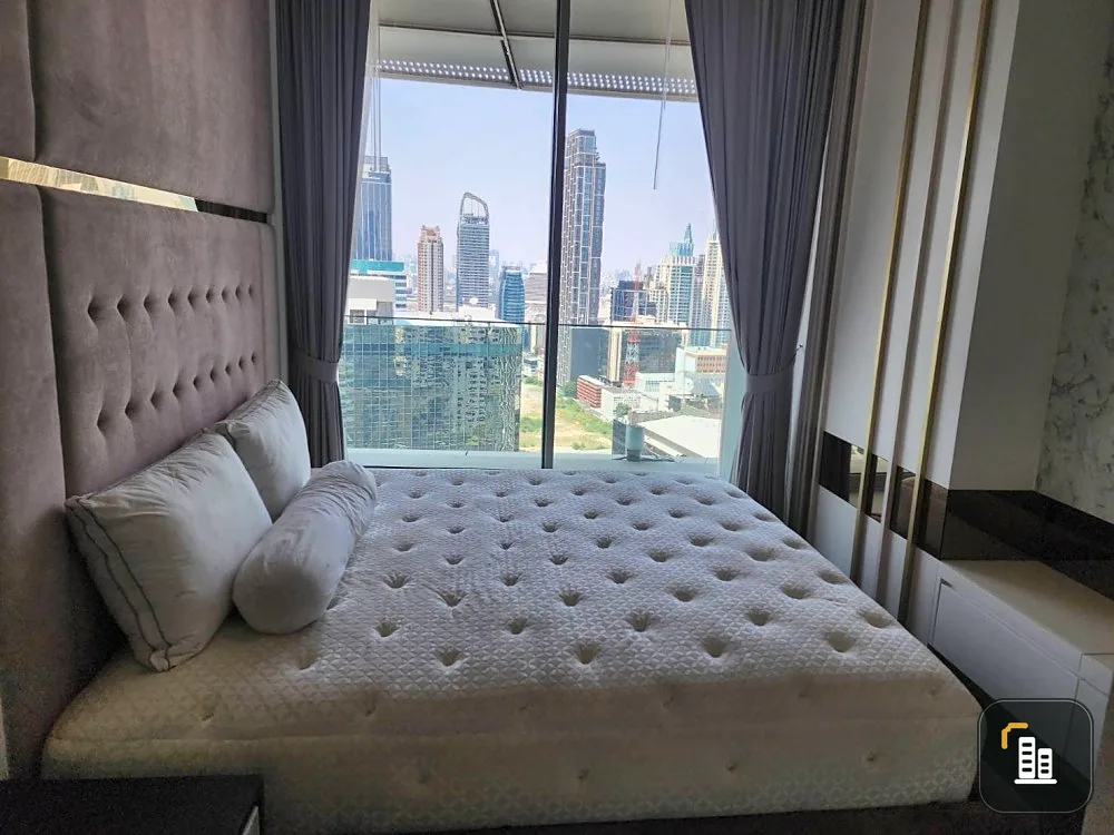 Condo for rent, Magnolias Ratchadamri Boulevard, high floor, beautiful view, nice decoration, very livable, just drag your bags.