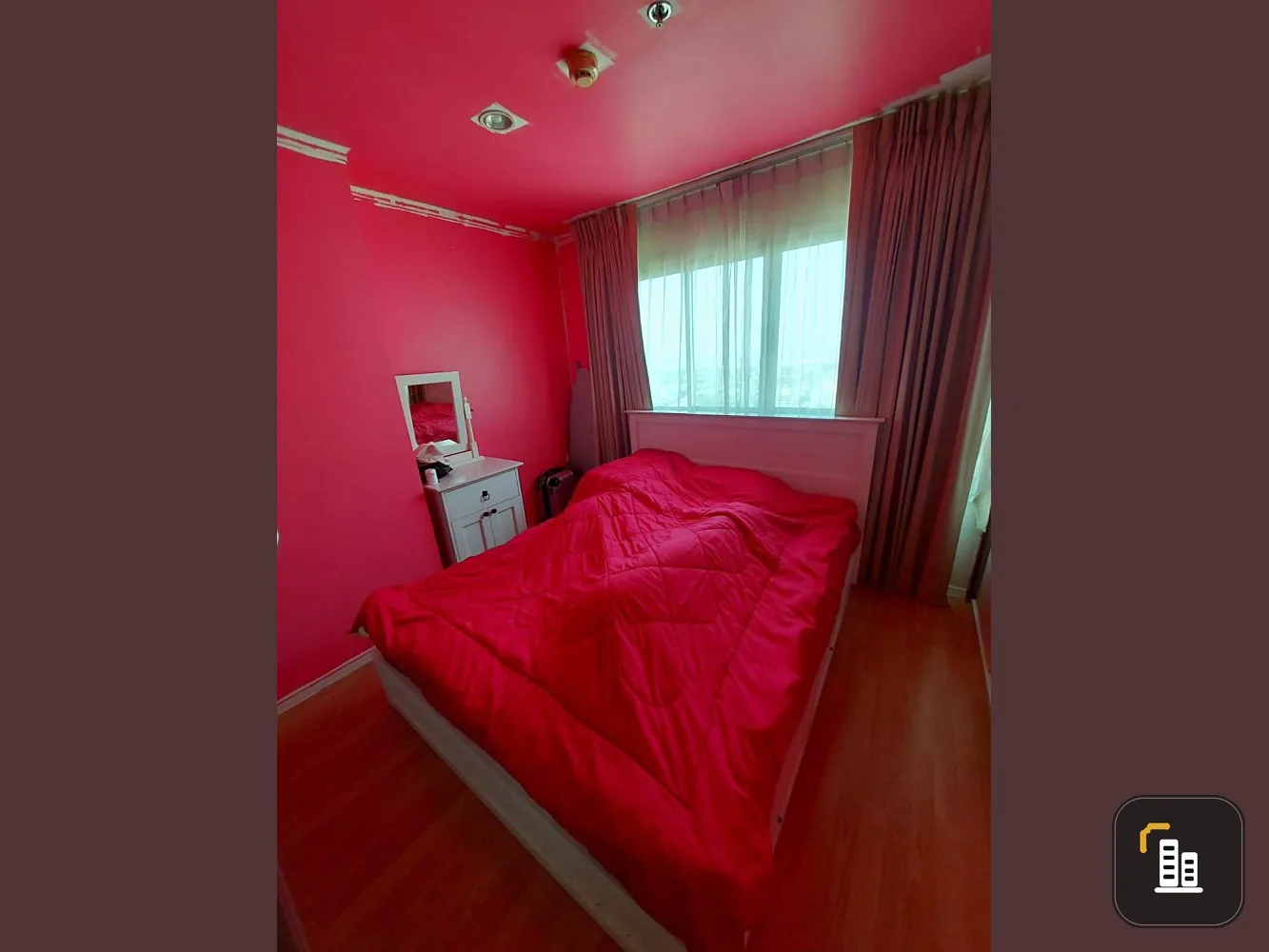 Lumpini Mega Bangna for sale with tenants, separated rooms. With wallpaper Don't miss out on booking now.